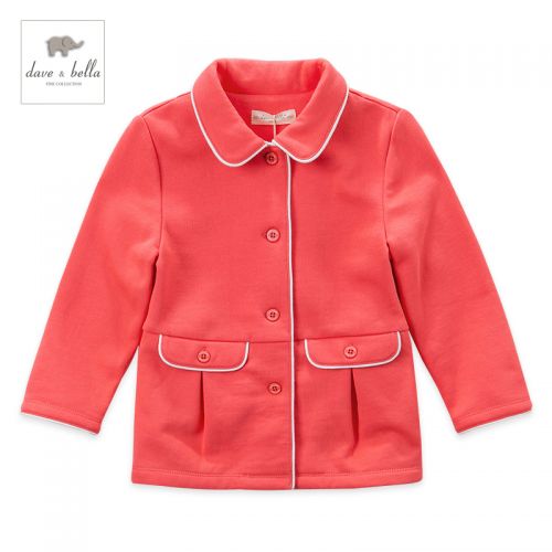 Manteau pour fille DAVEBELLA en flanelle - Ref 2161580