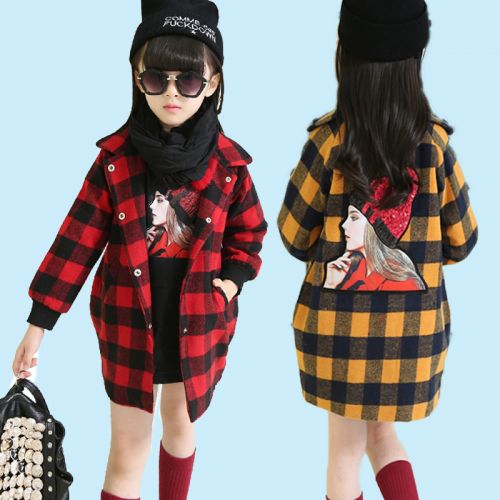 Manteau pour fille en laine - Ref 2161594