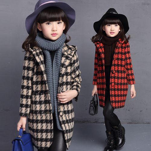 Manteau pour fille en laine - Ref 2161622