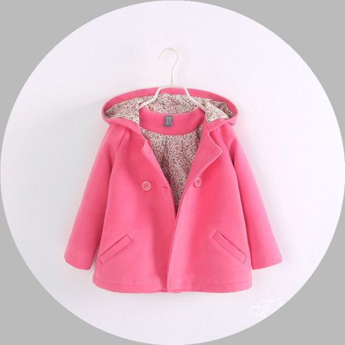 Manteau pour fille en laine - Ref 2161625