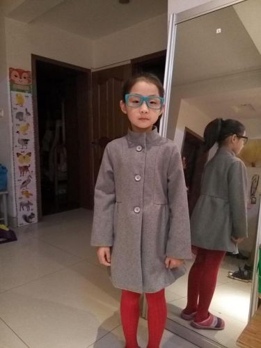 Manteau pour fille en laine - Ref 2161645