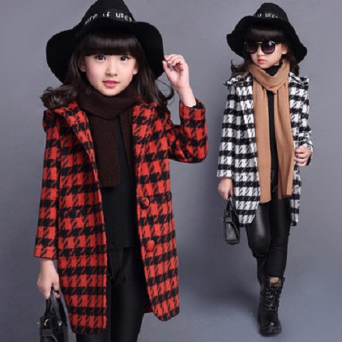 Manteau pour fille en laine - Ref 2161647