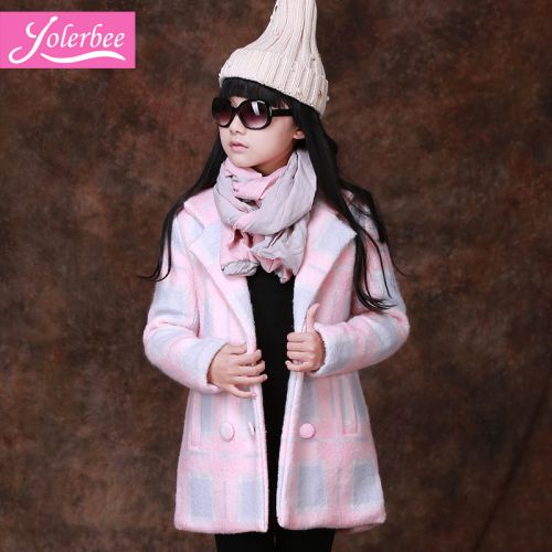 Manteau pour fille YOLERBEE en laine - Ref 2161650