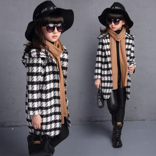 Manteau pour fille en de laine - Ref 2161656
