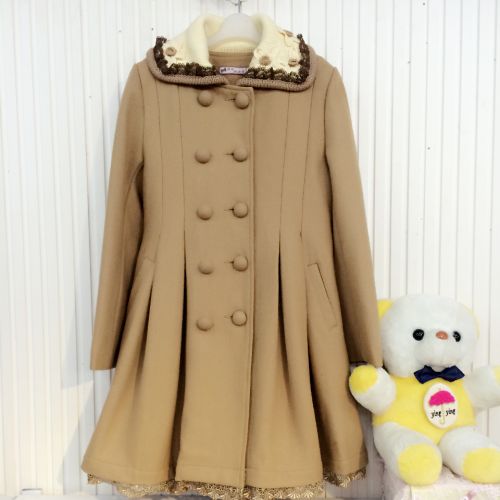 Manteau pour fille en laine - Ref 2161662