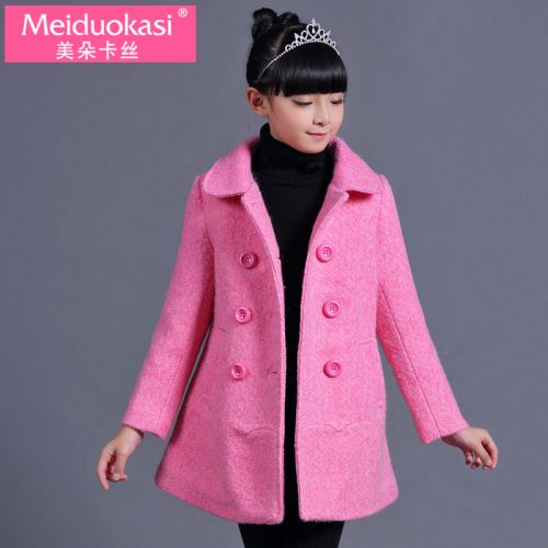 Manteau pour fille en laine - Ref 2161665