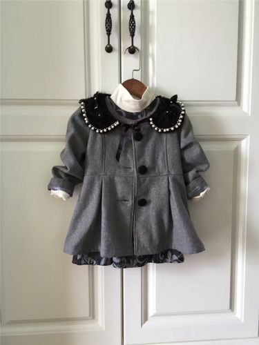 Manteau pour fille en laine - Ref 2161692