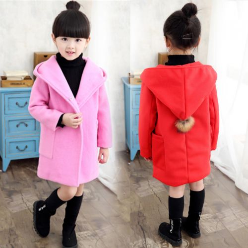Manteau pour fille en de laine - Ref 2161714