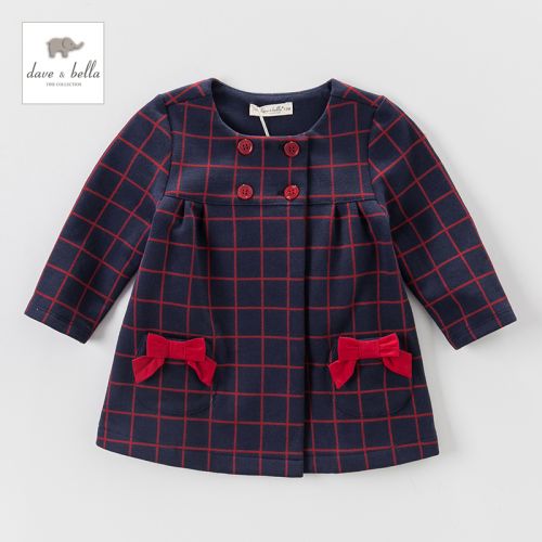 Manteau pour fille DAVEBELLA en flanelle - Ref 2161727
