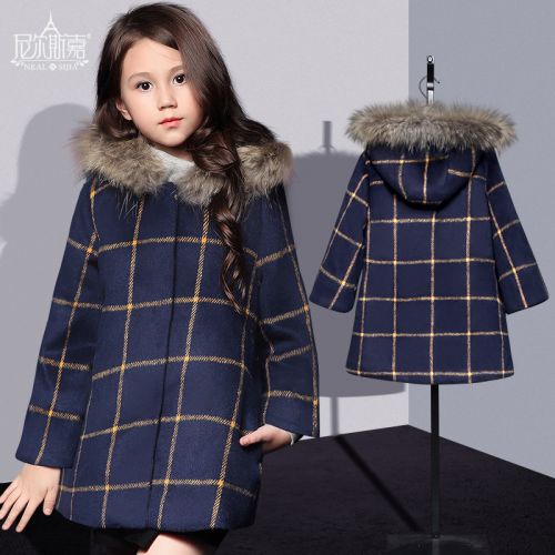 Manteau pour fille en laine - Ref 2161749