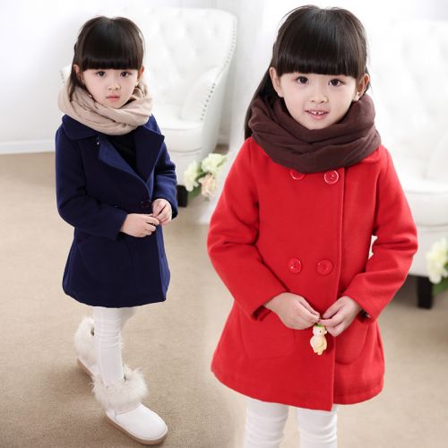 Manteau pour fille en laine - Ref 2161755