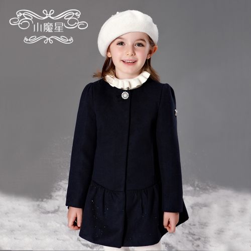 Manteau pour fille LUCKY EYE en mélange - Ref 2161777