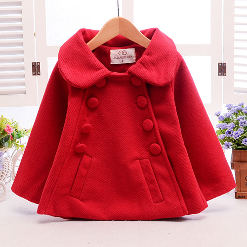 Manteau pour fille en laine - Ref 2161797