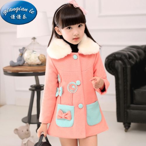 Manteau pour fille en laine - Ref 2161816