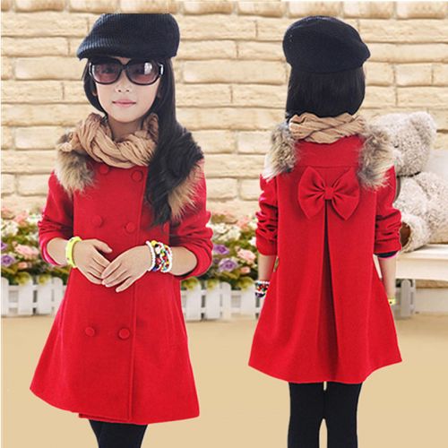 Manteau pour fille en cachemire - Ref 2161821
