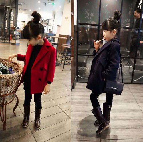 Manteau pour fille en laine - Ref 2161831