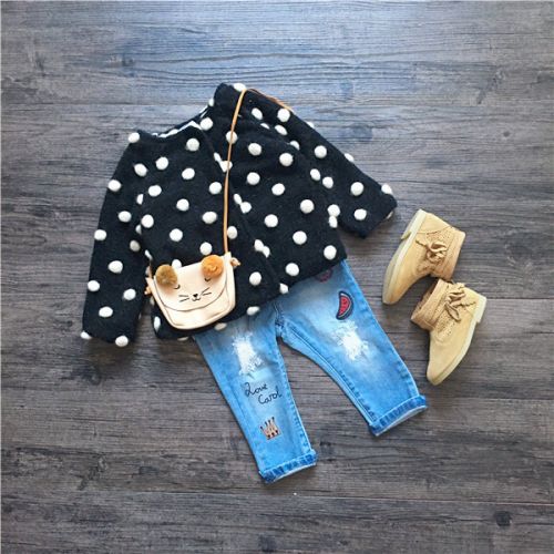 Manteau pour fille en laine - Ref 2161877