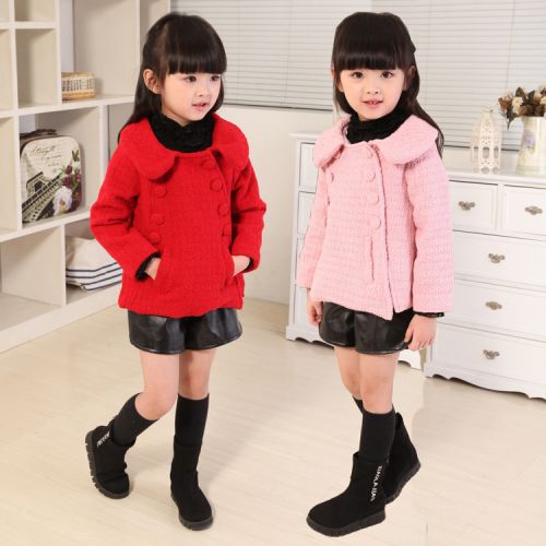 Manteau pour fille en laine - Ref 2161884