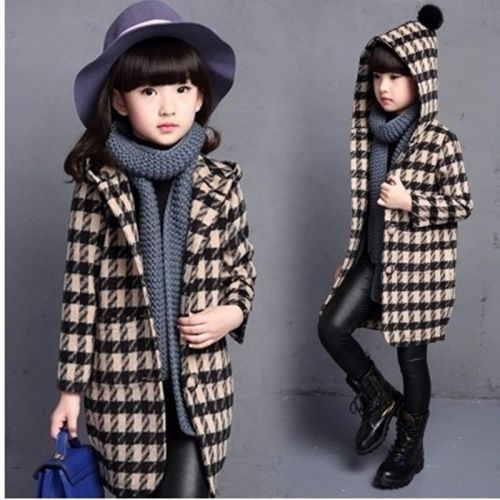 Manteau pour fille en flanelle - Ref 2161892