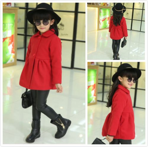 Manteau pour fille en laine - Ref 2161900