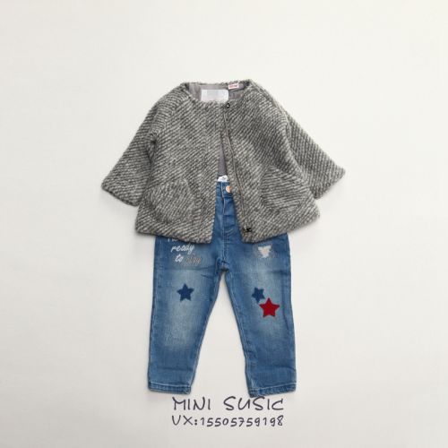 Manteau pour fille MINI SUSIC en laine - Ref 2161903