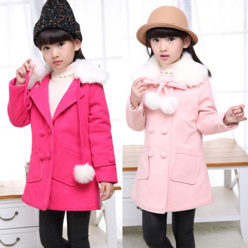 Manteau pour fille en de laine - Ref 2161942