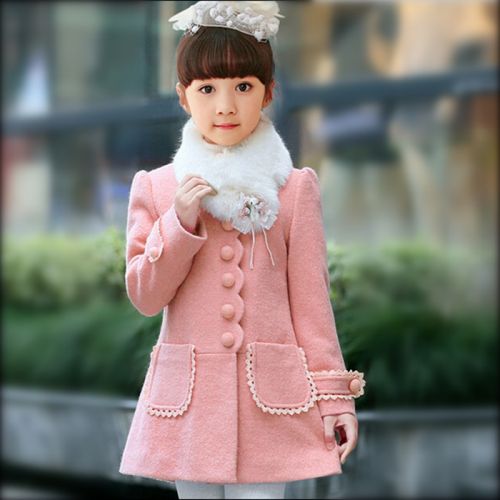 Manteau pour fille en laine - Ref 2161957