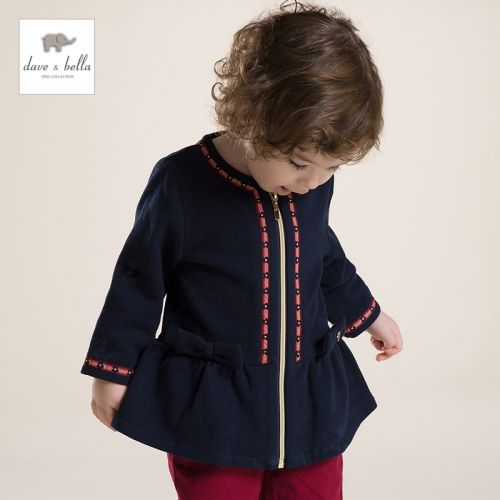 Manteau pour fille DAVEBELLA en flanelle - Ref 2161975