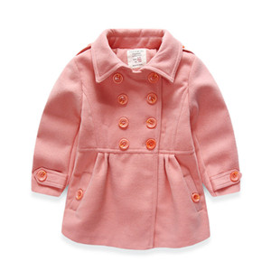 Manteau pour fille en laine - Ref 2161994