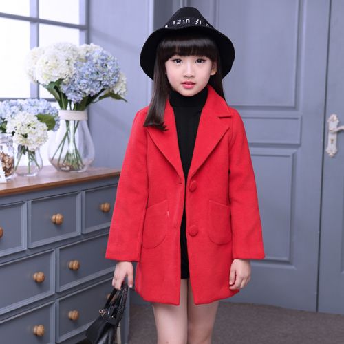 Manteau pour fille en de laine - Ref 2161997