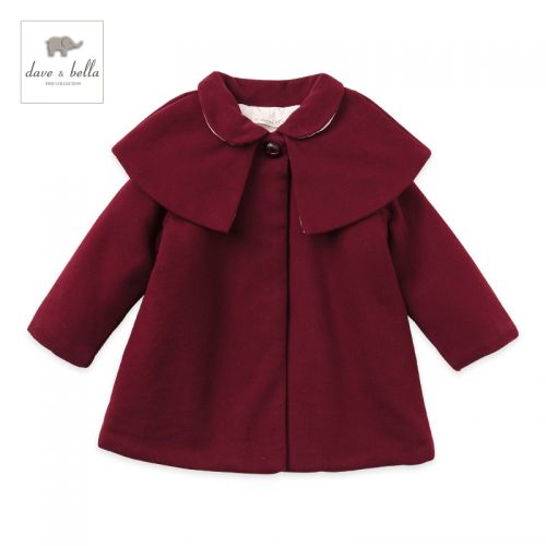 Manteau pour fille DAVEBELLA en flanelle - Ref 2162004