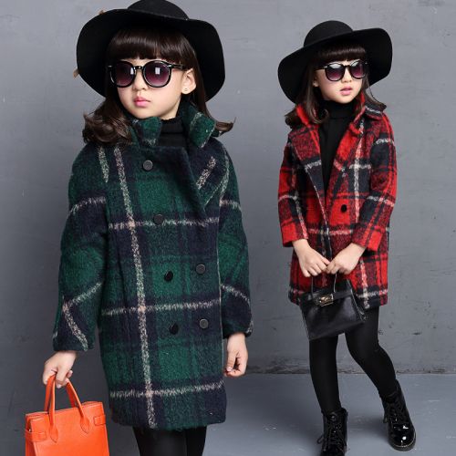 Manteau pour fille MINIYAYA en mélange - Ref 2162010