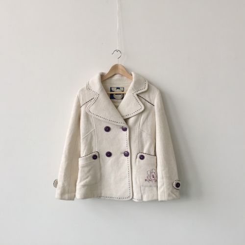 Manteau pour fille en mélange - Ref 2162024