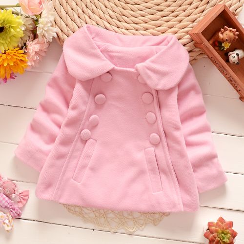Manteau pour fille en mélange - Ref 2162033