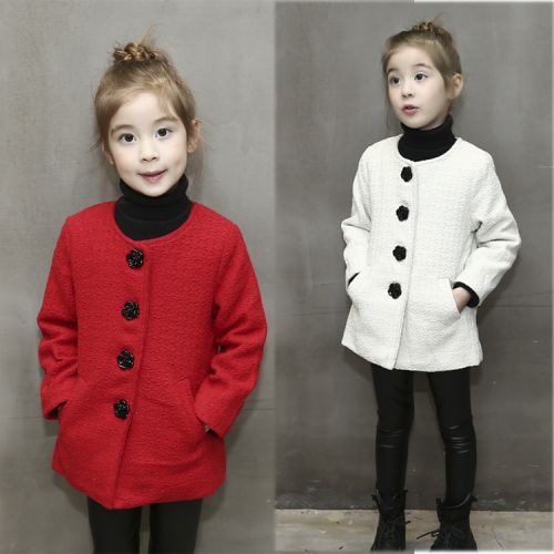 Manteau pour fille en laine - Ref 2162063