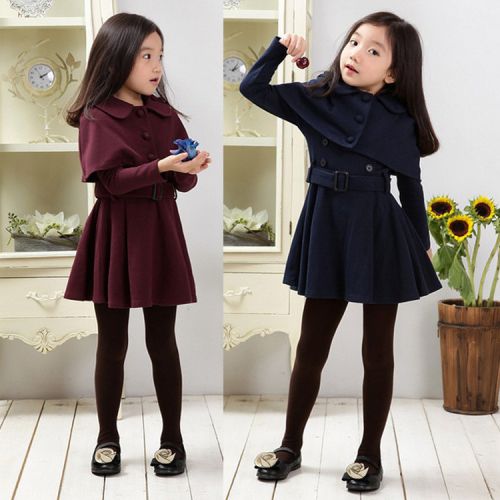 Manteau pour fille en laine - Ref 2162064