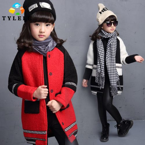 Manteau pour fille TYLELE en laine - Ref 2162067