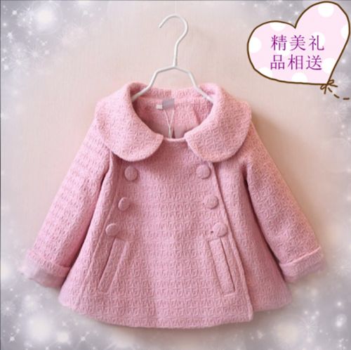 Manteau pour fille XIAORANJIA en laine - Ref 2162077