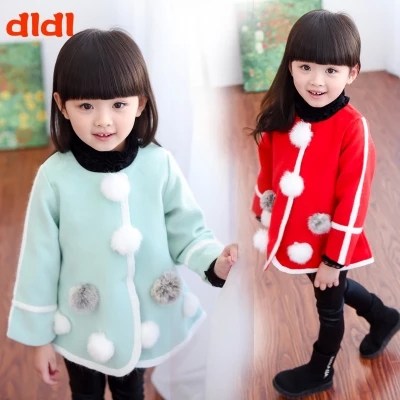 Manteau pour fille en laine - Ref 2162094