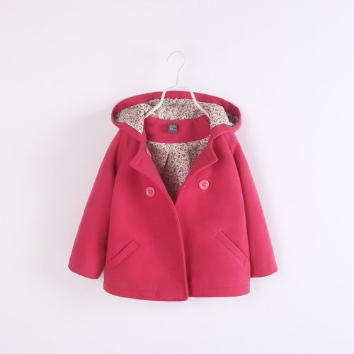 Manteau pour fille en de laine - Ref 2162097