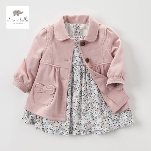 Manteau pour fille DAVEBELLA en flanelle - Ref 2162100