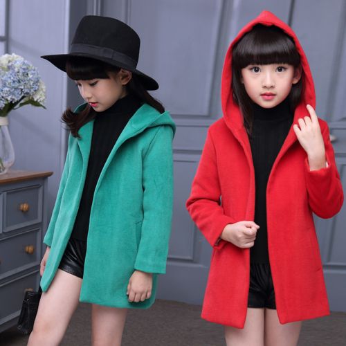 Manteau pour fille en de laine - Ref 2162103