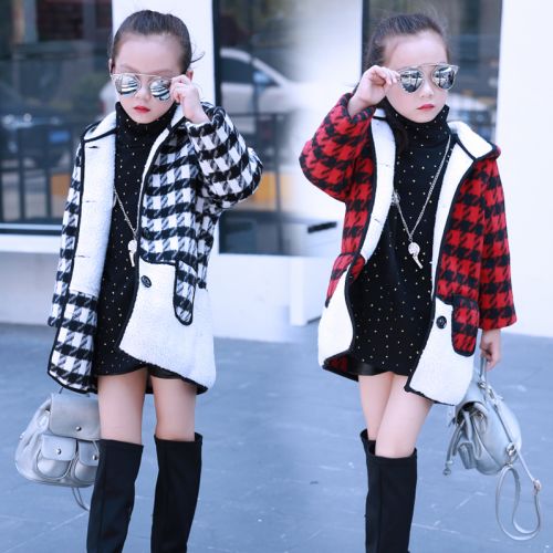 Manteau pour fille en de laine - Ref 2162104