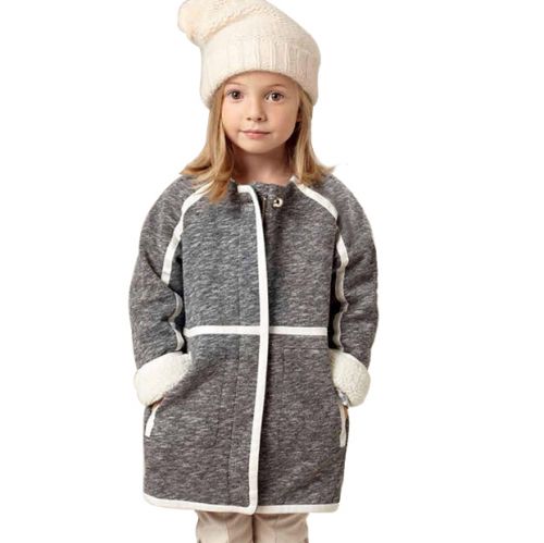 Manteau pour fille CHILDREN SALON en mélange - Ref 2162108