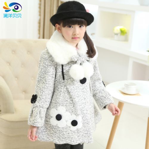 Manteau pour fille en laine - Ref 2162119