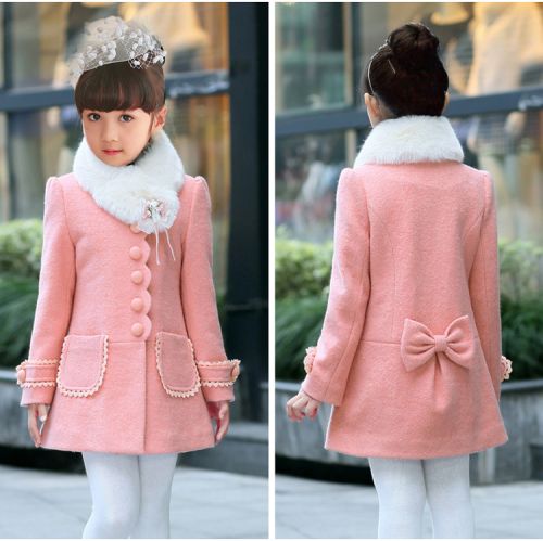 Manteau pour fille en laine - Ref 2162123