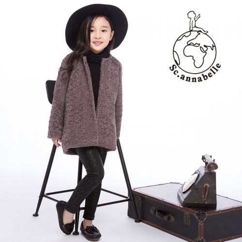 Manteau pour fille SC.ANNABELLE en laine - Ref 2162125