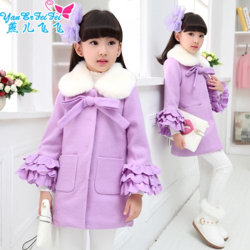 Manteau pour fille en mélange - Ref 2162127