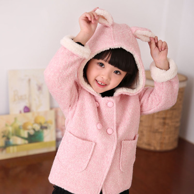 Manteau pour fille en laine - Ref 2162185