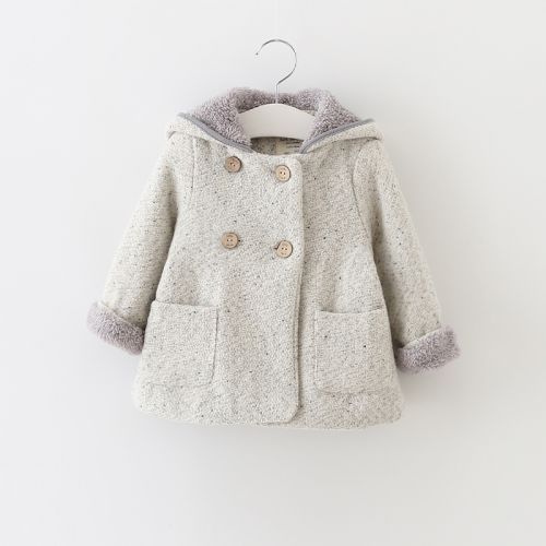 Manteau pour fille en mélange - Ref 2162200